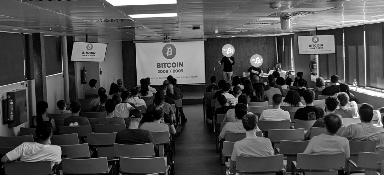 Fotografia del evento wobitcoin 2023 madrid
